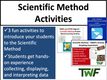 Preview of Scientific Method Activity and Lesson Bundle