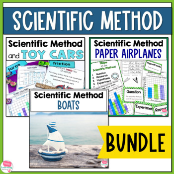 Preview of Scientific Method Activity - Easy Science Experiments - Airplanes, Boats, Cars