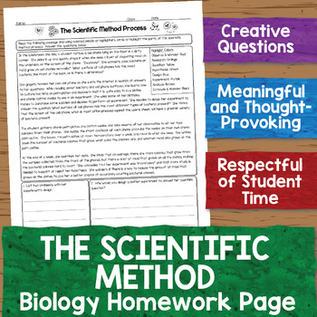 biology homework questions