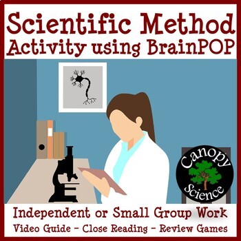 Scientific Method Activity using BrainPOP by Canopy Science TpT