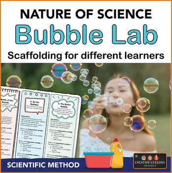 Preview of Scientific Method Bubbles Experiment Lab Report | Nature of Science