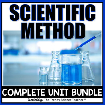 Preview of Scientific Method Unit Bundle (Print and Digital for Distance Learning)
