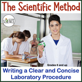FREE Scientific Method - Can You Write a Clear Lab Procedure?