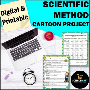 Preview of Scientific Method Cartoon Digital Project | Scientific Investigation Unit