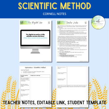 Preview of Scientific Method - Cornell Notes