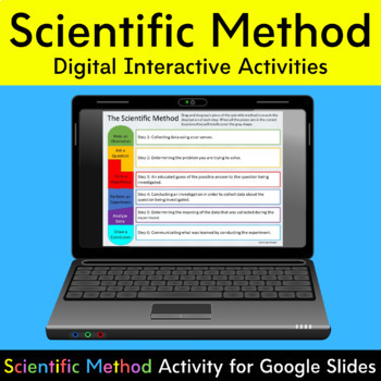 Preview of Scientific Method Digital Activities Interactive Google Slides Distance Learning