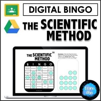 Preview of Scientific Method Digital Bingo ⭐ Science Review Game | Editable Google Slides™