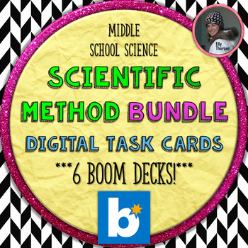Preview of Scientific Method Digital Task Cards on BOOM Learning BUNDLE