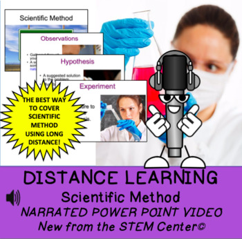 Preview of Scientific Method Distance Learning Narrated Power Point Video