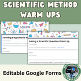 Scientific Method Editable Google Forms Warm Ups