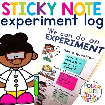 Preview of Scientific Method Experiment Poster & Forms | Print & Digital