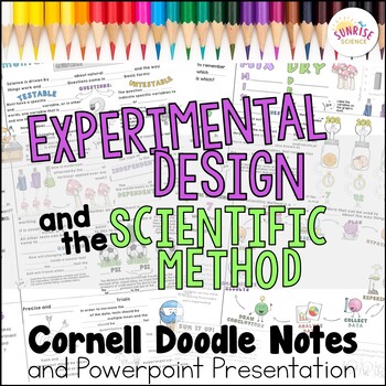 Preview of Scientific Method Experimental Design Doodle Notes | Middle School Science