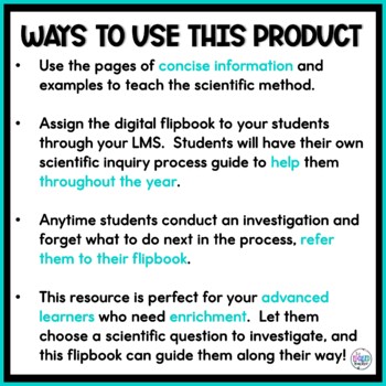 Scientific Method Google Classroom | Digital Notes Flip Book | TpT