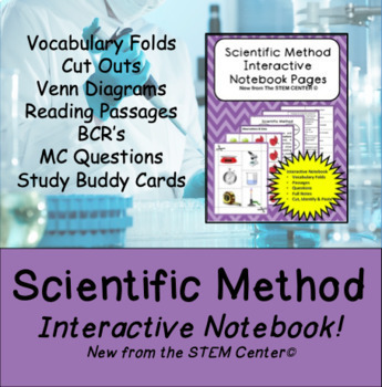 Preview of Scientific Method Interactive Notebook - Distance Learning Friendly