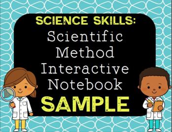 Preview of Scientific Method Interactive Notebook Sampler FREE