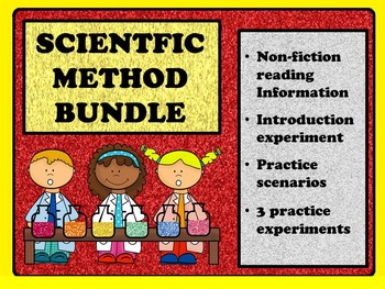 Preview of Scientific Method Introduction BUNDLE: nonfiction, 4 experiments, project