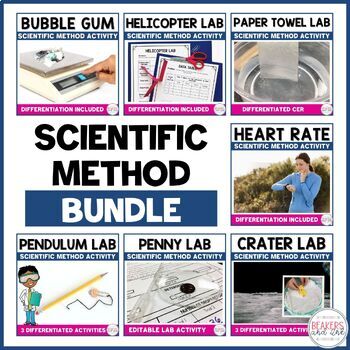 Preview of Scientific Method Activity Lab Bundle