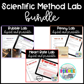 Preview of Scientific Method Lab Bundle Digital and Printable