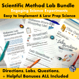 Scientific Method Lab Bundle- Easy Science Experiments + S