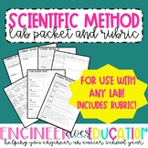 Scientific Method Lab Packet: ANY LAB! With CER and Rubric