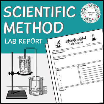 Preview of Scientific Method Lab Report - Student Template