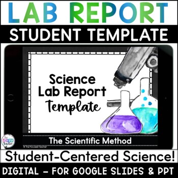 Preview of Scientific Method Lab Report Template | Digital Science Experiments