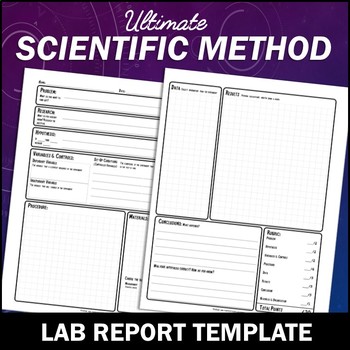 Scientific Method: Lab Report Template for Any Science ...