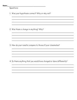 Scientific Method Lab Worksheet by Exploding Minds | TPT