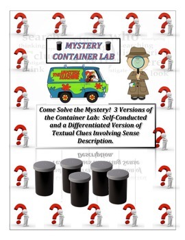 Preview of Scientific Method:  MYSTERY CONTAINER INQUIRY LAB!  3 Differentiated Levels