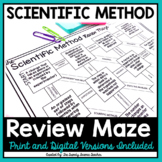 Scientific Method Maze Worksheet [Print and Digital for Di
