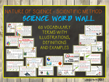 Preview of Nature of Science, Scientific Method Word Wall