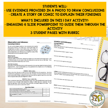 Observation & Inference Interactive Notebook Activity with ...