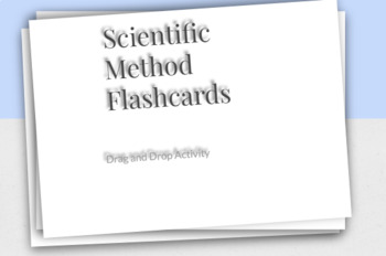 Preview of Scientific Method Online Flash Card Activity