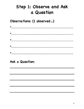 Scientific Method Packet by Sissy's Science Shop | TPT