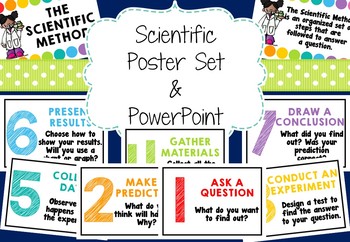 Preview of Scientific Method Poster & Powerpoint Set