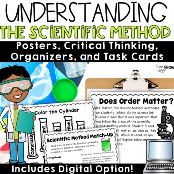 Preview of Scientific Method Posters Activities Bulletin Board Worksheets