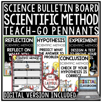 Preview of Scientific Method Posters, Back to School Bulletin Board Science Classroom Decor