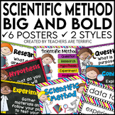 Scientific Method Posters: Big and Bold Colors