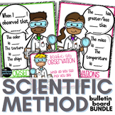 Scientific Method Posters & Bulletin Board Bundle for 2nd,