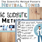 Scientific Method Posters Bulletin Board - Neutral Tones