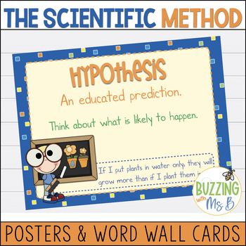 Preview of Scientific Method Posters & Word Wall Words
