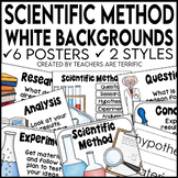 Scientific Method Posters with White Backgrounds