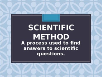 Preview of Scientific Method PowerPoint