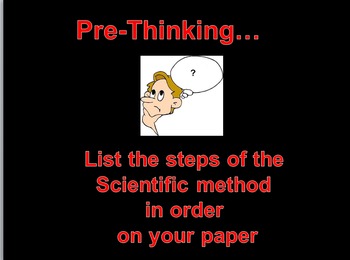 Preview of Scientific Method PowerPoint and Guided Notes