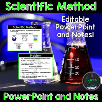 Preview of Scientific Method - PowerPoint and Notes