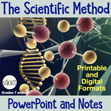 Scientific Method PowerPoint and Notes | Printable and Digital Distance Learning