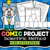 Scientific Method Project - Comic Strip Activity | Fun Assessment