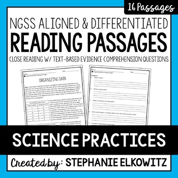 Preview of Scientific Method and Science Practices Reading Passages | Printable & Digital