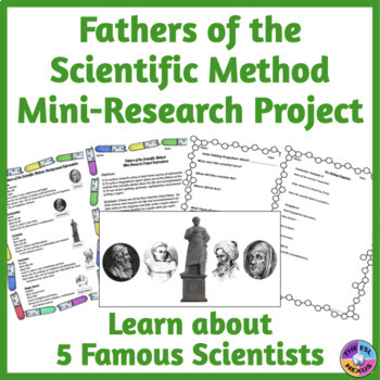 Preview of Scientific Method Research Project - Fathers of the Scientific Method