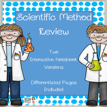 Preview of Scientific Method Interactive Notebooks | Back to School Science